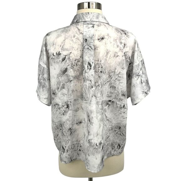 Lululemon Full Day Ahead Short Sleeve Shirt Aquila Rhino Grey Multi Size 4 - Picture 6 of 7